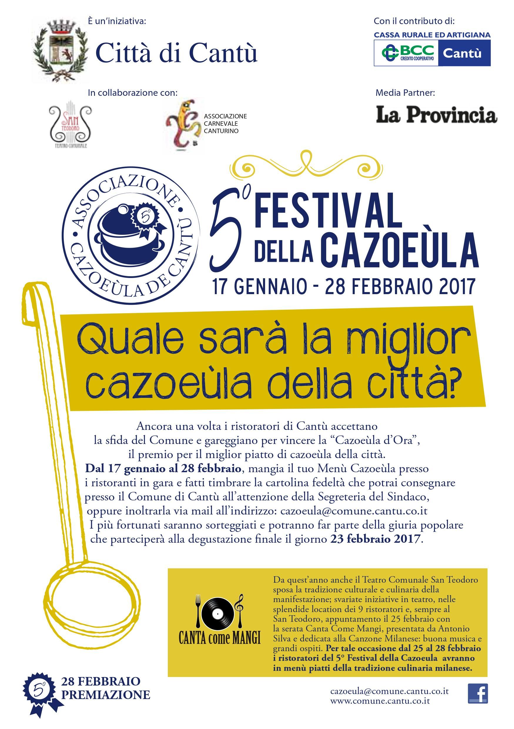 5° Festival della Cazoeùla